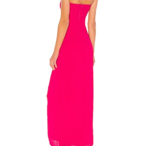 Asher Strapless Dress in Pink - Superdown - Picture 2 of 5